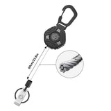 Porte-clés rétractable robuste