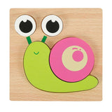 Puzzle stéréo des animaux