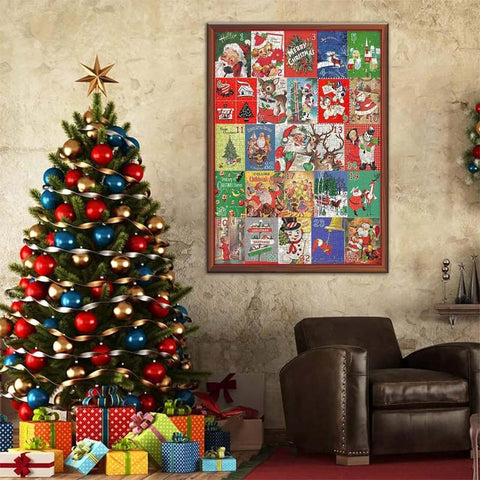 Calendrier Jigsaw pour Noël