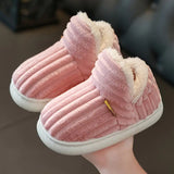Chaussons chauds en peluche