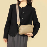 Sac à bandoulière imprimé crocodile