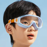 Lunettes de natation à grande monture pour enfants
