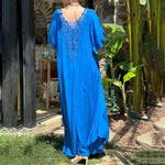 Robe à ourlet en dentelle et patchwork