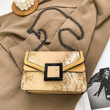 Sac Vintage Carré à Chaîne