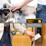 Porte-clés rétractable robuste