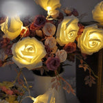 Guirlande lumineuse LED en forme de roses