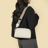 Sac à bandoulière imprimé crocodile