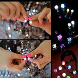 Boucles d'oreilles illuminées par LED