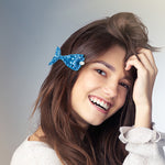 Barrette à cheveux scintillante sirène