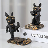 Support de téléphone de Bouledogue français