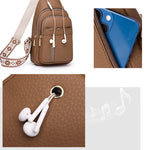 Sac ceinture décontracté à fermeture éclair pour femme