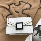 Sac Vintage Carré à Chaîne