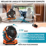 Ventilateur LED de Camping avec Lumière