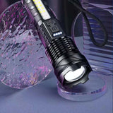 Lampe de poche laser blanche ultra brillante à longue portée