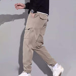 Pantalon de travail multi-poches à cordon de serrage