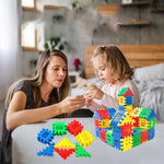 Blocs de construction à emboîter de type gaufre