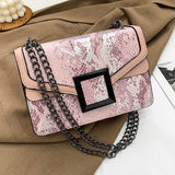 Sac Vintage Carré à Chaîne