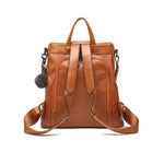 Sac à bandoulière antivol en cuir PU