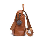 Sac à bandoulière antivol en cuir PU