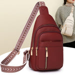 Sac ceinture décontracté à fermeture éclair pour femme