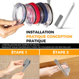 Organisateur de couvercles de gobelets d'armoire