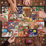 Calendrier Jigsaw pour Noël