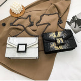 Sac Vintage Carré à Chaîne