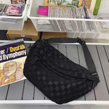 Sac de poitrine à carreaux