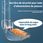 Tube d'alimentation pour aquarium