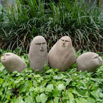 Figurine visage en pierre