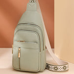 Sac ceinture décontracté à fermeture éclair pour femme