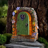 Ornement de porte en pierre de jardin
