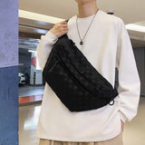 Sac de poitrine à carreaux