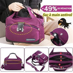 Sac à bandoulière de grande capacité en tissu Oxford