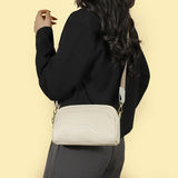 Sac à bandoulière imprimé crocodile