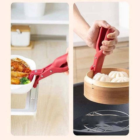 Clip de maintien de bol anti-brûlure polyvalent pour la cuisine