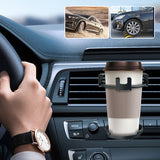 Support pour portable et gobelet de voiture 2 en 1