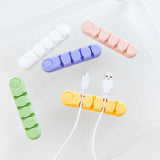 Organisateur de câbles de données en silicone ours