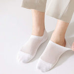Chaussettes de taille supérieure en coton maille (5 paires)