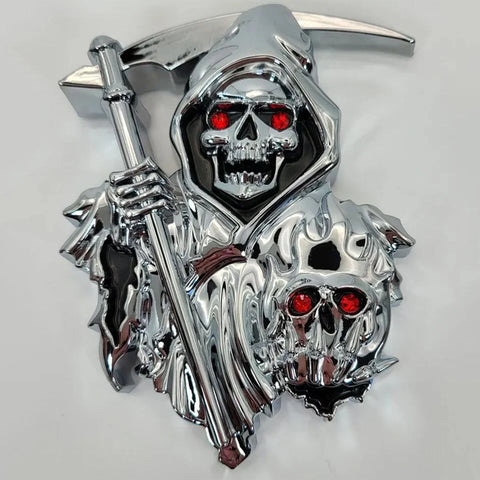 Logo de la voiture de la faucheuse en 3D