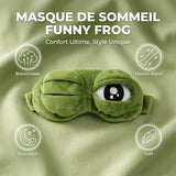 Masque de sommeil grenouille