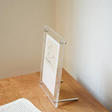 Cadre photo transparent en acrylique