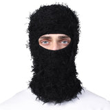 Masque en tricot farfelu