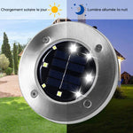 Lampe solaire LED pour le sol