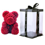 fleur cadeau ours rose