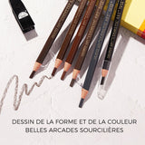 Crayon à Sourcils en Bois Imperméable (12 PCS)