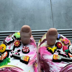 Décoration de chaussures à gros trous d'orteil
