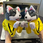 Poupée en peluche avec gants Husky