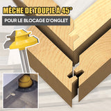 Fraise à Mortaiser à 45 degrés