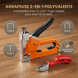 Pistolet à clous en U